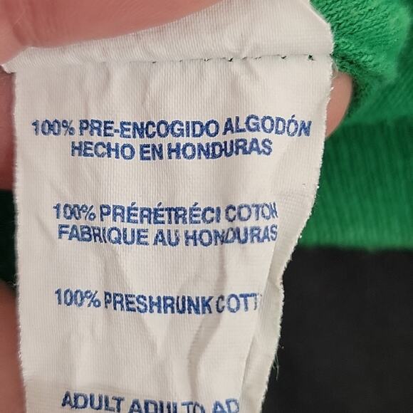 Delta Pro Weight St. Patricks Day Green T-shirt with Skull in Hat Men's Size XL - Picture 7 of 8